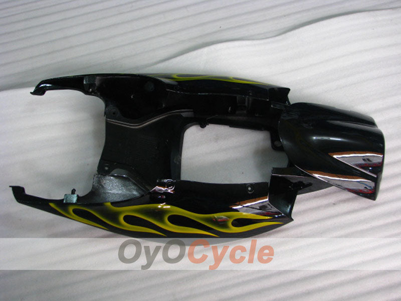 Injection Fairing kit for 06-07 GSX R750 - Yellow, Black - Flame #OYO87901299