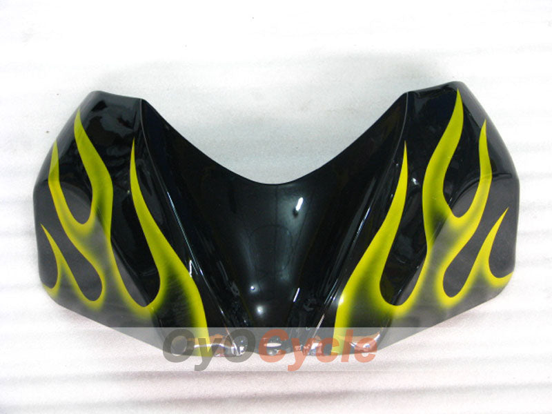 Injection Fairing kit for 06-07 GSX R750 - Yellow, Black - Flame #OYO87901299