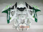 Injection Fairing kit for 06-07 GSX R750 - Green, White - Jordan #OYO87901303