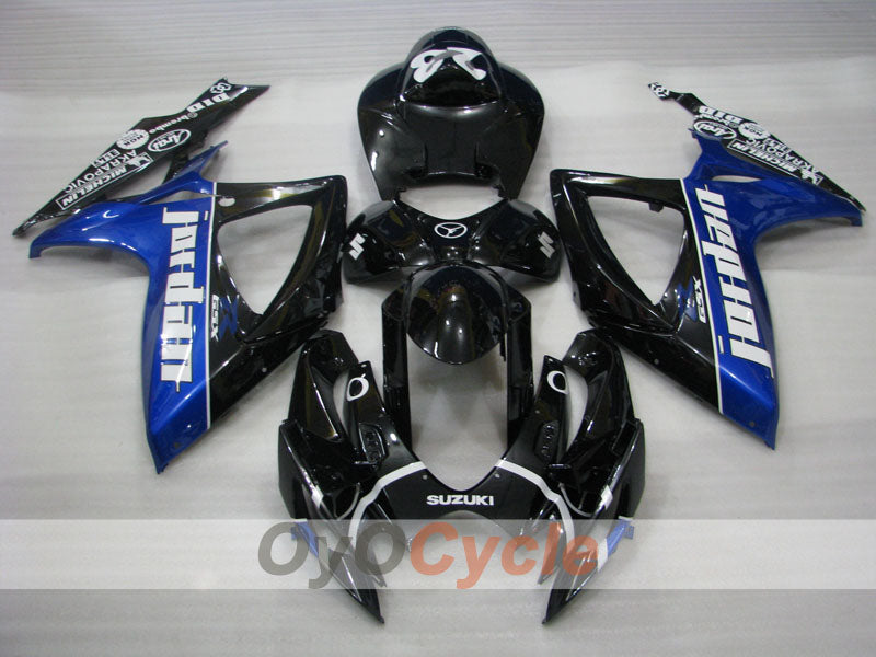 Injection Fairing kit for 06-07 GSX R600 - Blue, Black - Jordan #OYO87901509 Secondary image