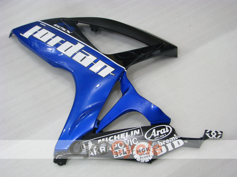 Injection Fairing kit for 06-07 GSX R600 - Blue, Black - Jordan #OYO87901509