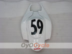 Injection Fairing kit for 06-07 GSX R750 - Red, White - Jordan #OYO87901305