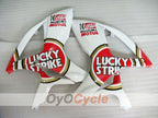 Injection Fairing kit for 06-07 GSX R750 - Red, White - Lucky Strike #OYO87901307