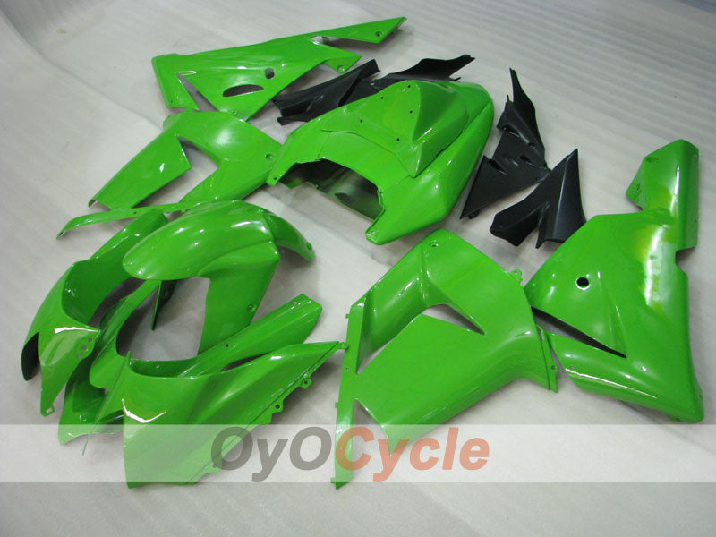 Injection Fairing kit for 04-05 NINJA ZX-10R - Green, Black - Factory Style #OYO87901516