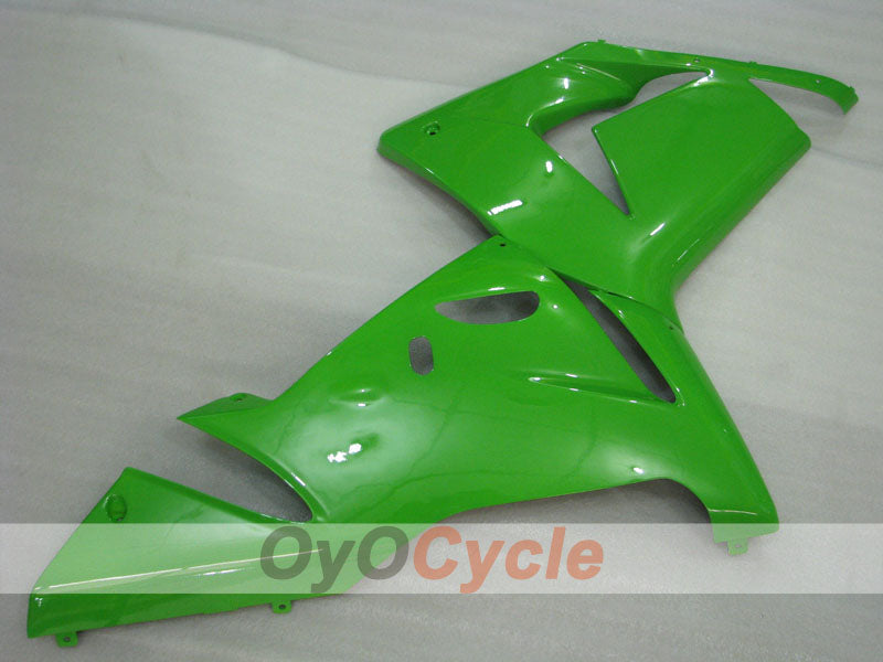 Injection Fairing kit for 04-05 NINJA ZX-10R - Green, Black - Factory Style #OYO87901516