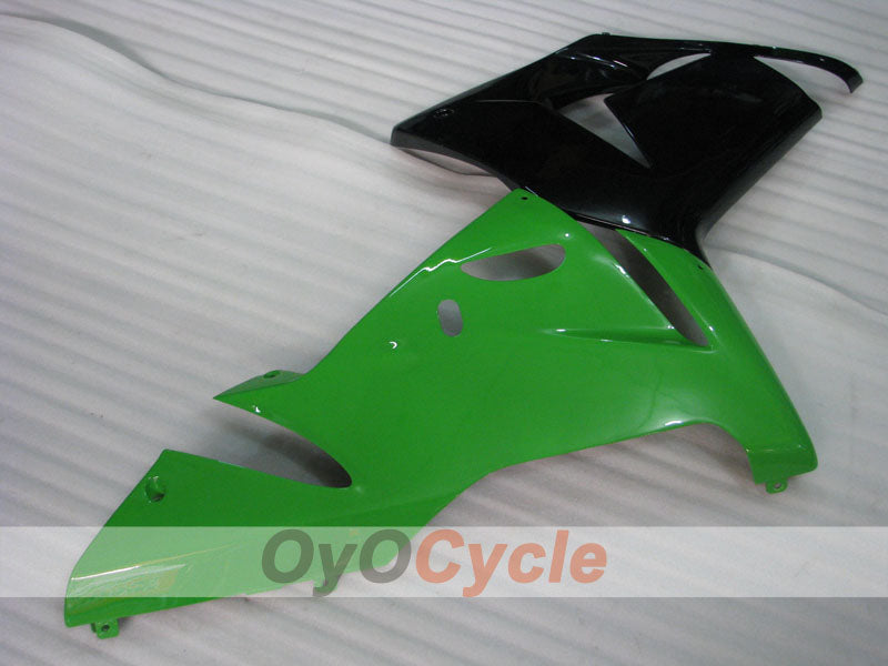 Injection Fairing kit for 04-05 NINJA ZX-10R - Green, Black - Factory Style #OYO87901518
