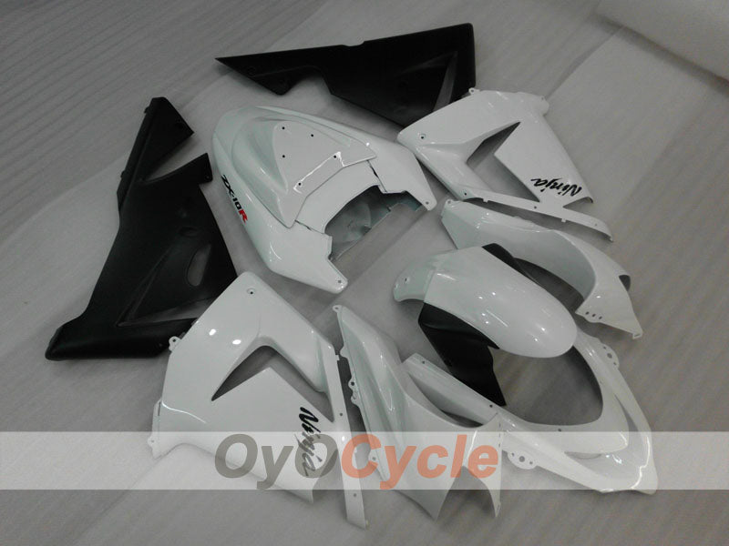 Injection Fairing kit for 04-05 NINJA ZX-10R - White, Black - Factory Style #OYO87901522 Secondary image