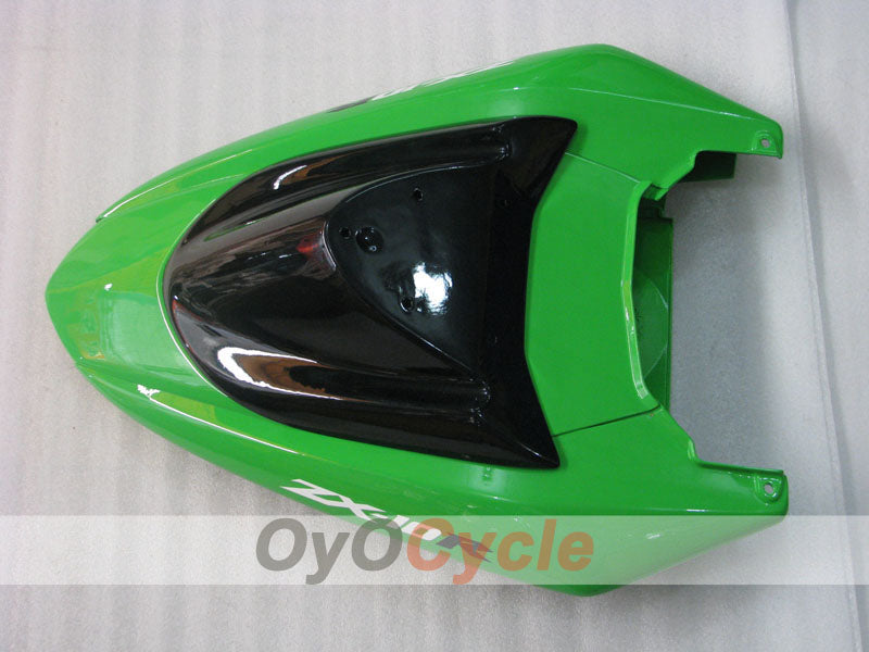 Injection Fairing kit for 04-05 NINJA ZX-10R - Green, Black - Flame #OYO87901536