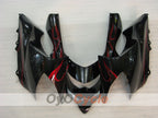 Injection Fairing kit for 04-05 NINJA ZX-10R - Red, Black - Flame #OYO87901540