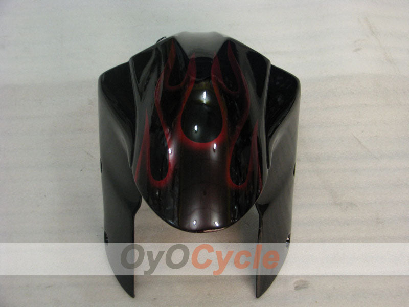 Injection Fairing kit for 04-05 NINJA ZX-10R - Red, Black - Flame #OYO87901540