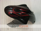 Injection Fairing kit for 04-05 NINJA ZX-10R - Red, Black - Flame #OYO87901540