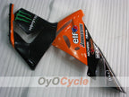 Injection Fairing kit for 04-05 NINJA ZX-10R - Orange, Black - Monster #OYO87901546