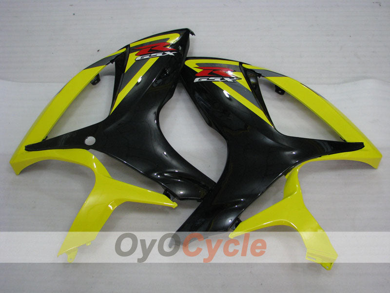 Injection Fairing kit for 06-07 GSX R600 - Yellow, Black - Factory Style #OYO87901556