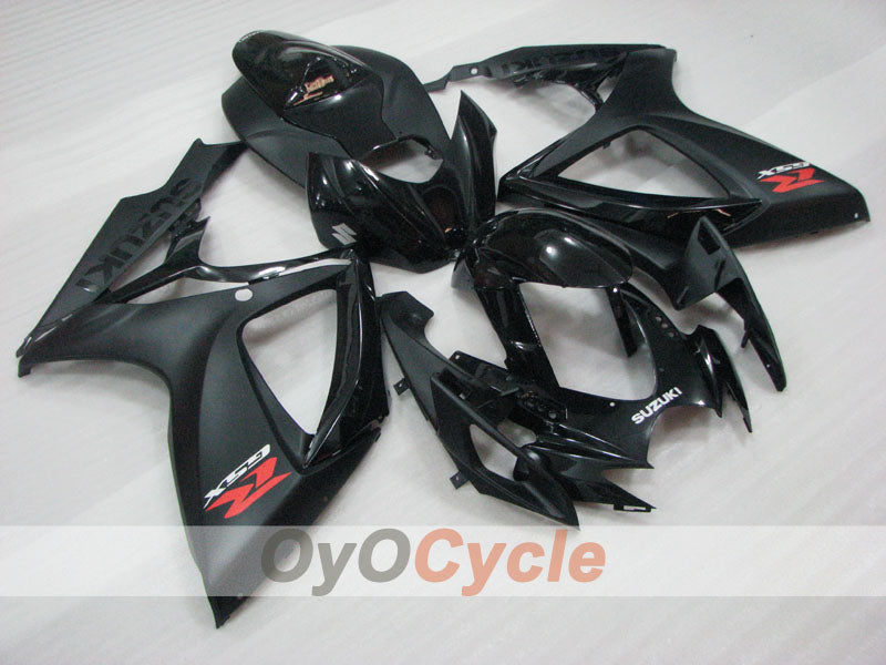 Injection Fairing kit for 06-07 GSX R600 - Black, Matte - Factory Style #OYO87901559 Main image