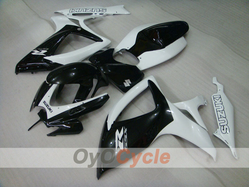 Injection Fairing kit for 06-07 GSX R600 - White, Black - Factory Style #OYO87901570