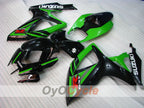 Injection Fairing kit for 06-07 GSX R600 - Green, Black - Factory Style #OYO87901590