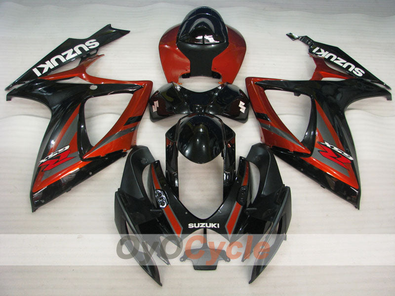 Injection Fairing kit for 06-07 GSX R750 - Red, Black - Factory Style #OYO87901351 Secondary image