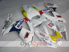 Injection Fairing kit for 06-07 GSX R600 - Yellow, White - MICHELIN, MOTUL, PEPSI #OYO87901596