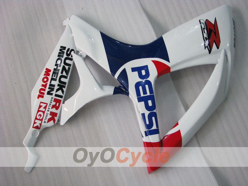 Injection Fairing kit for 06-07 GSX R600 - Yellow, White - MICHELIN, MOTUL, PEPSI #OYO87901596