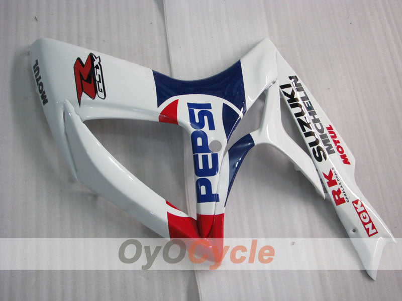 Injection Fairing kit for 06-07 GSX R600 - Yellow, White - MICHELIN, MOTUL, PEPSI #OYO87901596