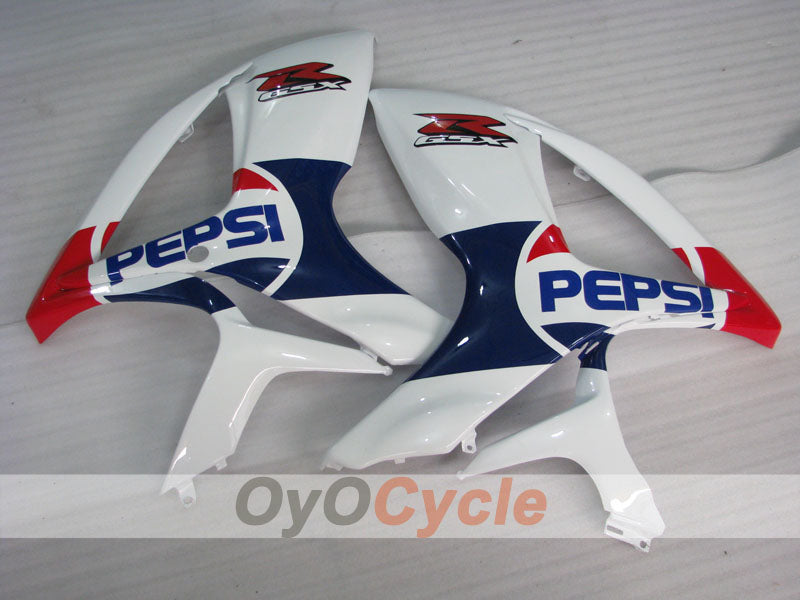 Injection Fairing kit for 06-07 GSX R600 - Yellow, White - MICHELIN, MOTUL, PEPSI #OYO87901596