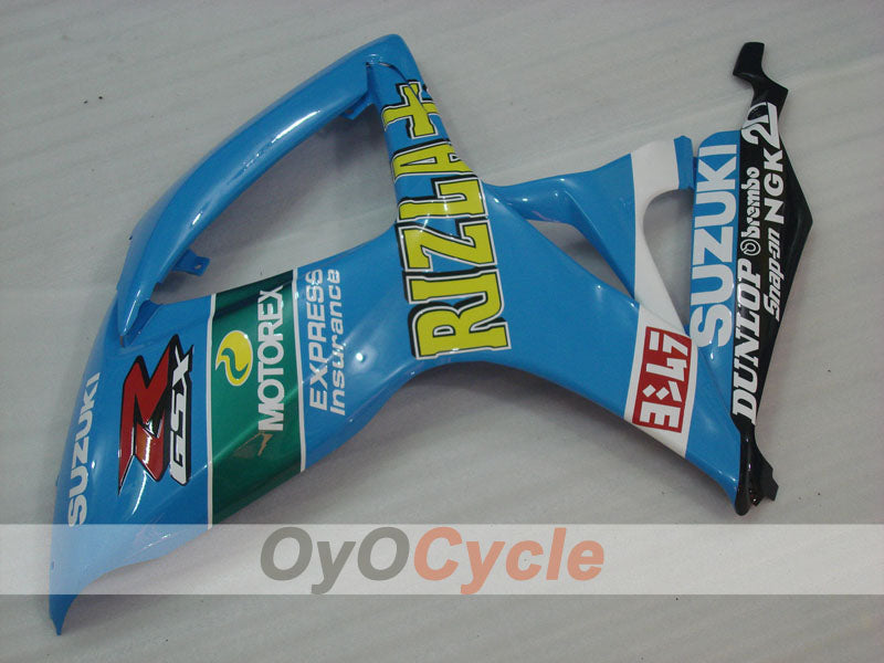 Injection Fairing kit for 06-07 GSX R750 - Blue, Black - Rizla+ #OYO87901368
