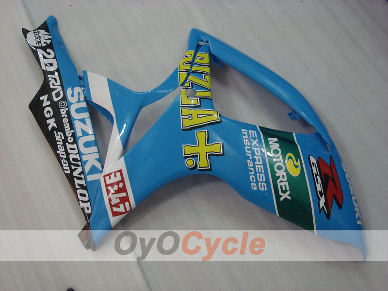 Injection Fairing kit for 06-07 GSX R750 - Blue, Black - Rizla+ #OYO87901368