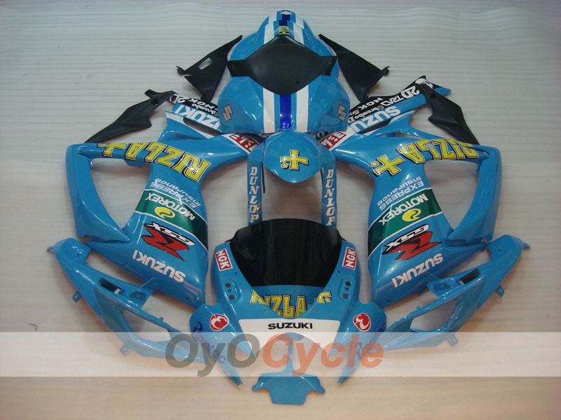 Injection Fairing kit for 06-07 GSX R600 - Blue, Black - DUNLOP, Rizla+ #OYO87901601 Secondary image