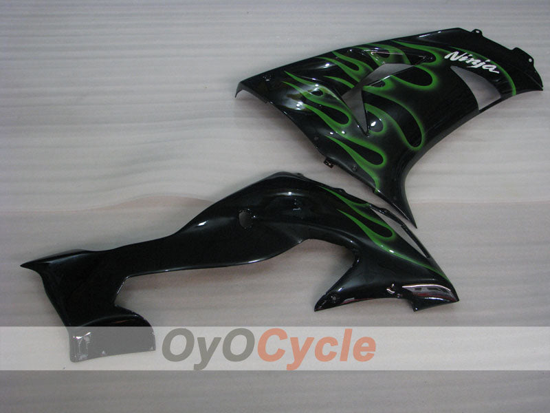 Left & Right Side Fairing For Kawasaki 06-07 Ninja ZX-10R #OYO87913378 Secondary image