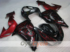 Injection Fairing kit for 06-07 NINJA ZX-10R - Red, Black - Flame #OYO87901612