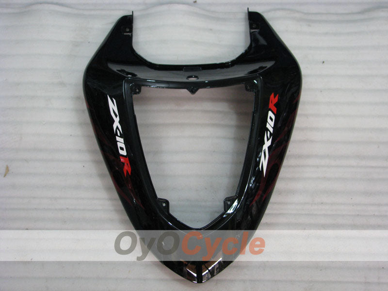 Injection Fairing kit for 06-07 NINJA ZX-10R - Red, Black - Flame #OYO87901612