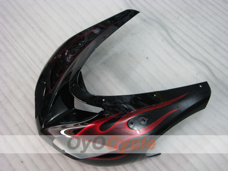 Injection Fairing kit for 06-07 NINJA ZX-10R - Red, Black - Flame #OYO87901612