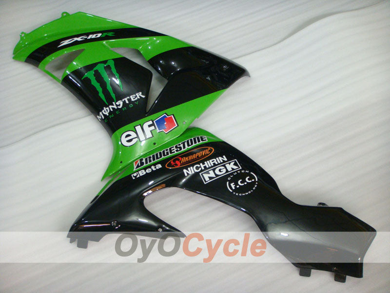 Left & Right Side Fairing For Kawasaki 06-07 Ninja ZX-10R #OYO87913384