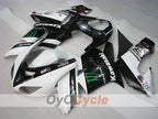 Injection Fairing kit for 06-07 NINJA ZX-10R - White, Black - Monster #OYO87901629
