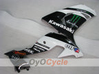 Injection Fairing kit for 06-07 NINJA ZX-10R - White, Black - Monster #OYO87901629