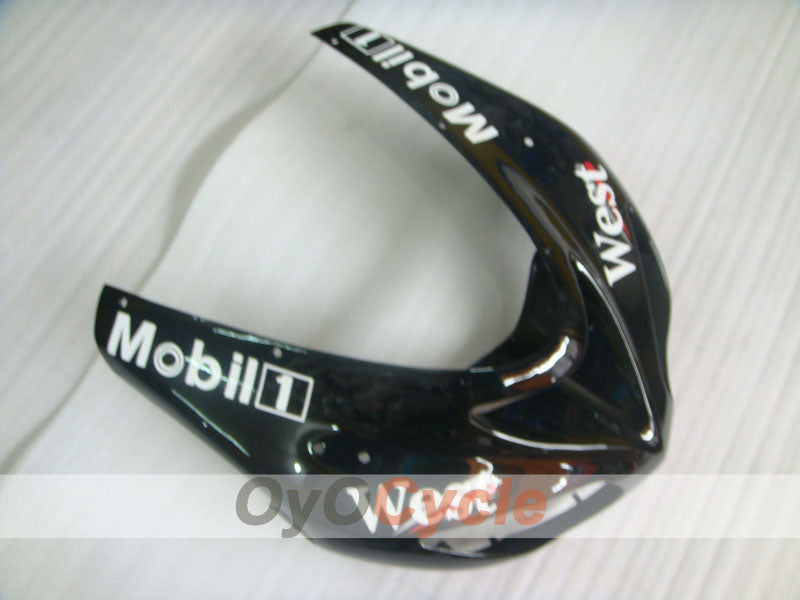 Injection Fairing kit for 06-07 NINJA ZX-10R - White, Black - West #OYO87901631