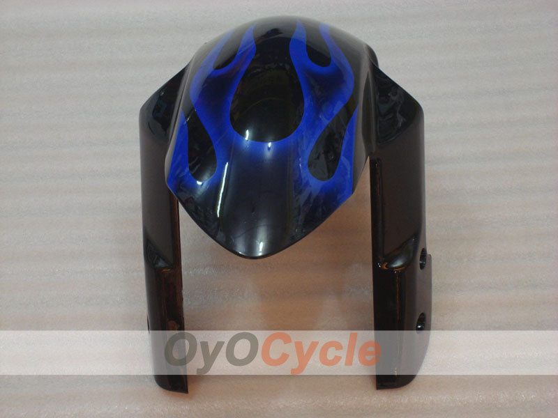 Injection Fairing kit for 08-10 GSX R600 - Blue, Black - Flame #OYO87901632