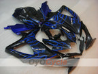 Injection Fairing kit for 08-10 GSX R600 - Blue, Black - Flame #OYO87901632