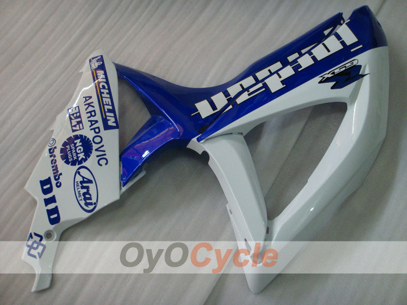 Injection Fairing kit for 08-10 GSX R600 - Blue, White - Jordan #OYO87901639