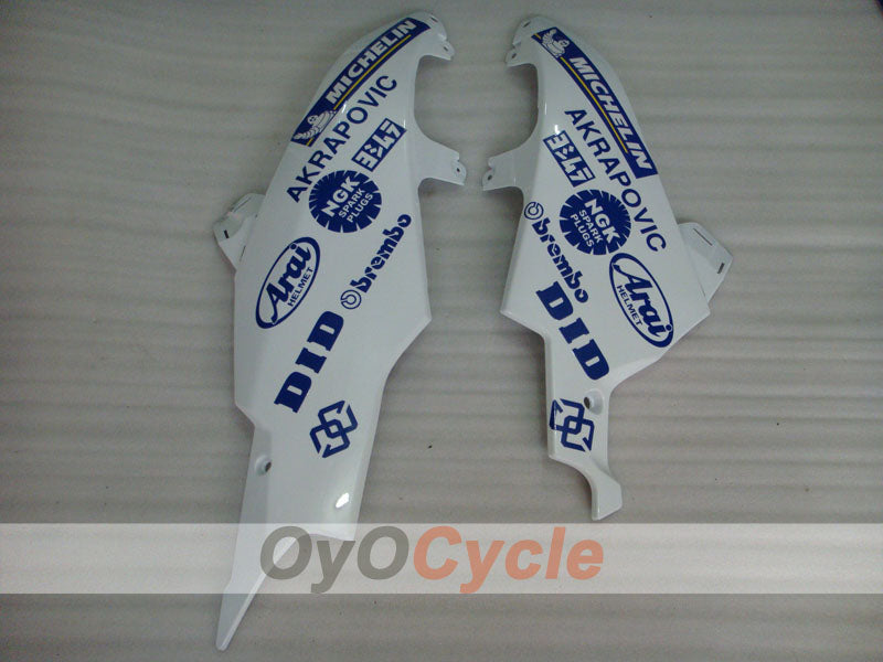 Injection Fairing kit for 08-10 GSX R750 - Blue, White - Jordan #OYO87901449