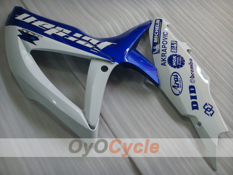 Injection Fairing kit for 08-10 GSX R600 - Blue, White - Jordan #OYO87901639