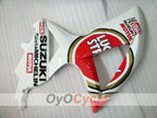 Injection Fairing kit for 08-10 GSX R750 - Red, White - Lucky Strike #OYO87901454