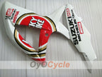 Injection Fairing kit for 08-10 GSX R750 - Red, White - Lucky Strike #OYO87901454