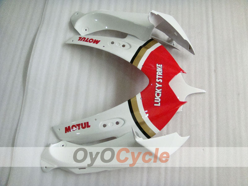Injection Fairing kit for 08-10 GSX R750 - Red, White - Lucky Strike #OYO87901454