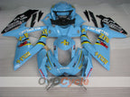 Injection Fairing kit for 08-10 GSX R600 - Blue, Black - Rizla+ #OYO87901674