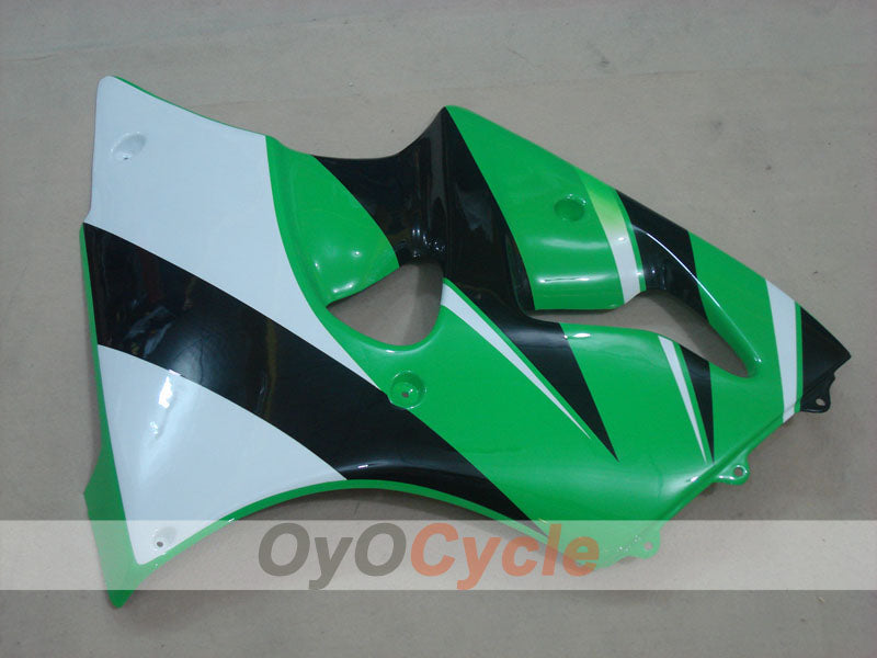 Injection Fairing kit for 00-02 NINJA ZX-6R - Green, White - Factory Style #OYO87901694