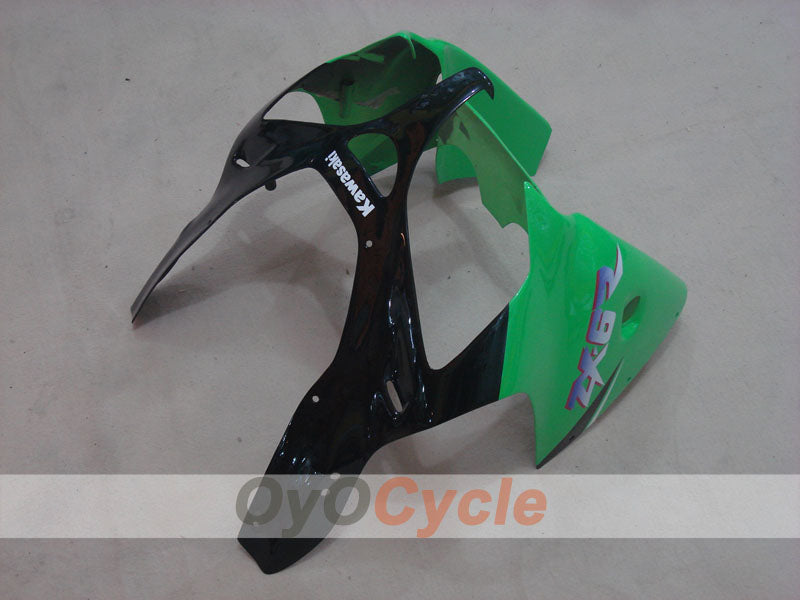 Injection Fairing kit for 00-02 NINJA ZX-6R - Green, White - Factory Style #OYO87901694