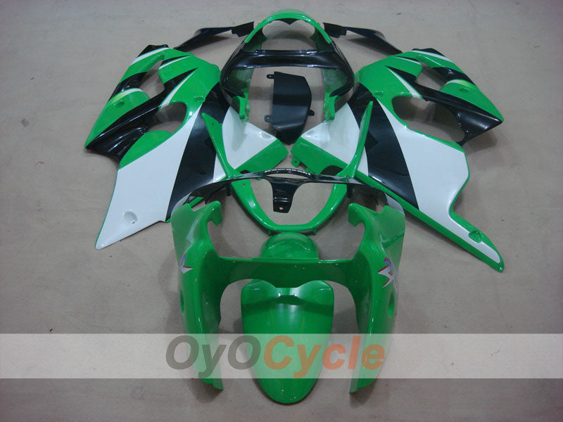 Injection Fairing kit for 00-02 NINJA ZX-6R - Green, White - Factory Style #OYO87901694 Secondary image