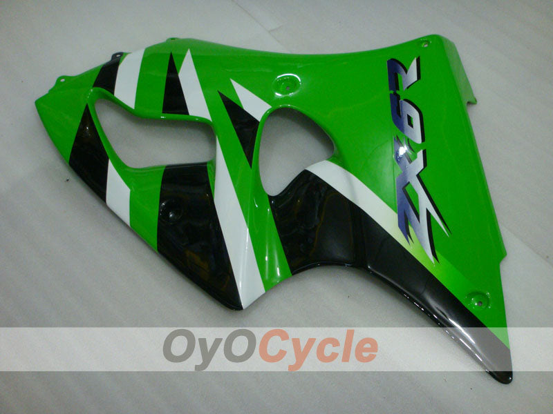 Injection Fairing kit for 00-02 NINJA ZX-6R - Green, Black - Factory Style #OYO87901696