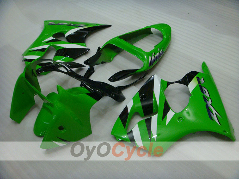 Injection Fairing kit for 00-02 NINJA ZX-6R - Green, Black - Factory Style #OYO87901696 Secondary image